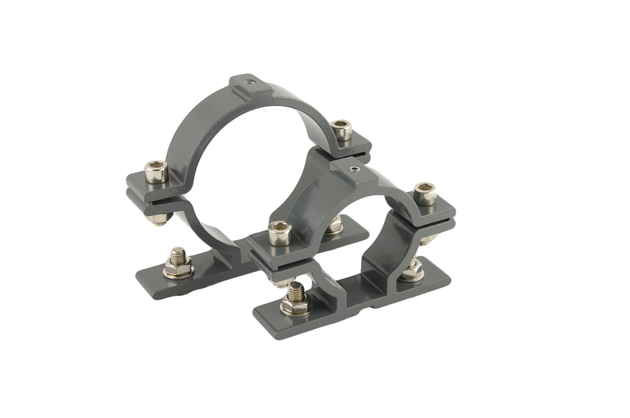 Geëxtrudeerde aluminium klem met bouten en bevestigingsmateriaal