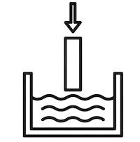 Pictogram dompelbad voor thermisch verzinken van staal