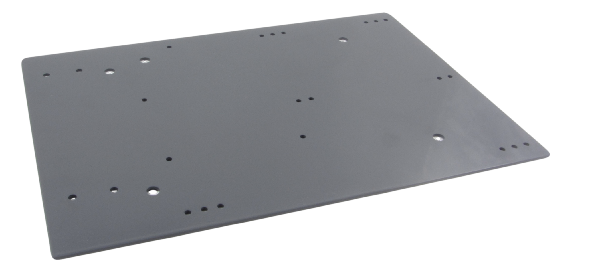 Precisie gesneden metalen plaat met boorgaten, vervaardigd bij TOS