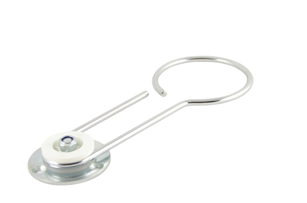 Verchroomd metalen onderdeel met glanzende afwerking bij TOS