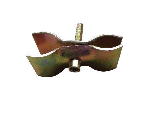 Geassembleerde stalen bouwhekklem met bout en moer