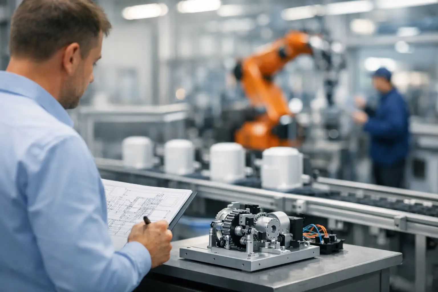 Engineering naar serieproductie begeleiden