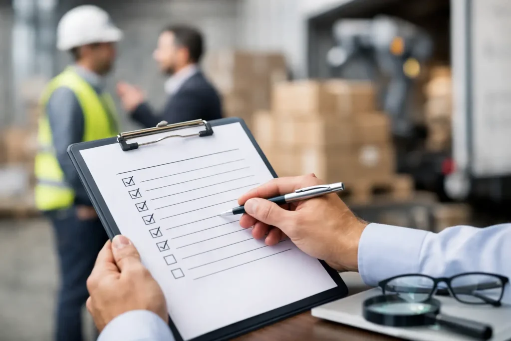Toeleverancier audit checklist voor minder risico